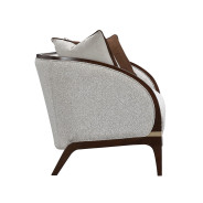 Loveseat Walnut Finish Houston Collection by Michael Amini  9095825-PBL-416