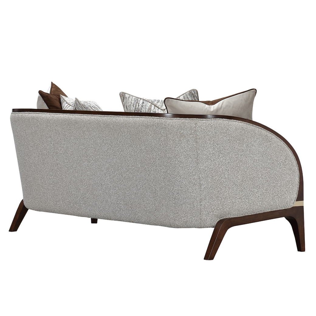 Loveseat Walnut Finish Houston Collection by Michael Amini  9095825-PBL-416