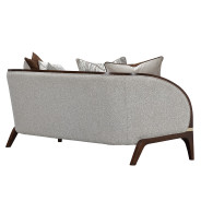 Loveseat Walnut Finish Houston Collection by Michael Amini  9095825-PBL-416