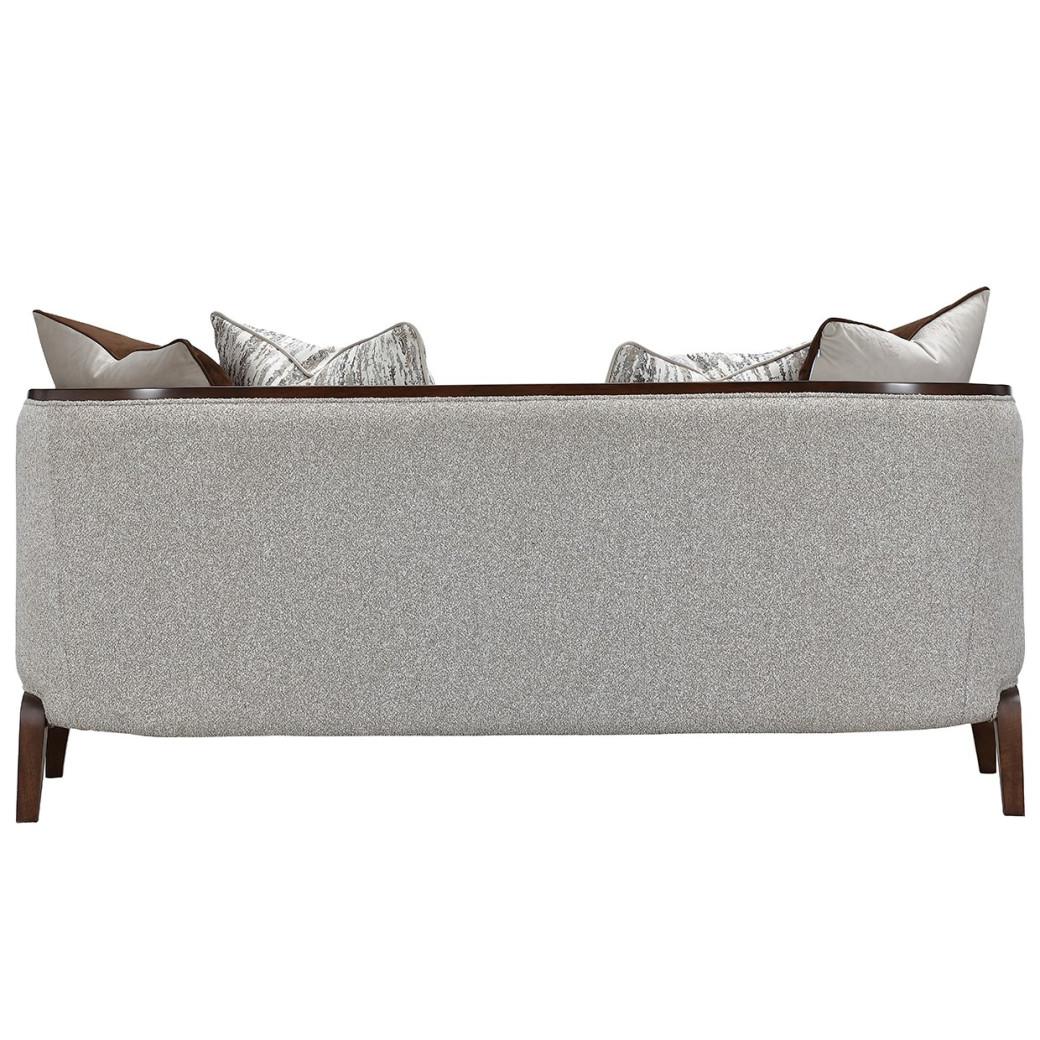 Loveseat Walnut Finish Houston Collection by Michael Amini  9095825-PBL-416