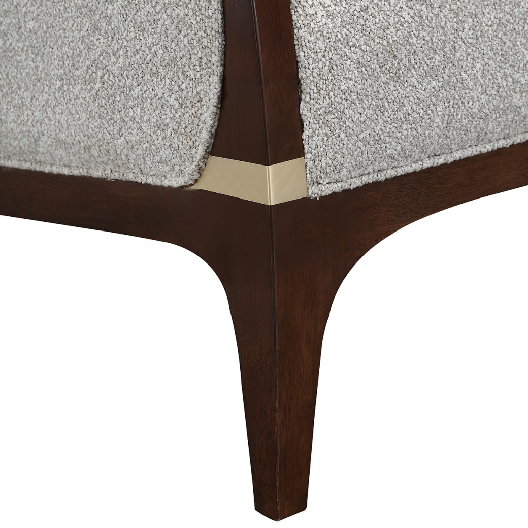 Loveseat Walnut Finish Houston Collection by Michael Amini  9095825-PBL-416