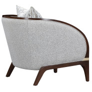 Matching Chair Walnut Finish Houston Collection by Michael Amini  9095835-PBL-416