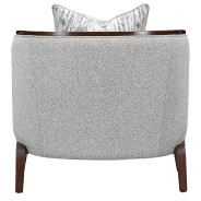 Matching Chair Walnut Finish Houston Collection by Michael Amini  9095835-PBL-416