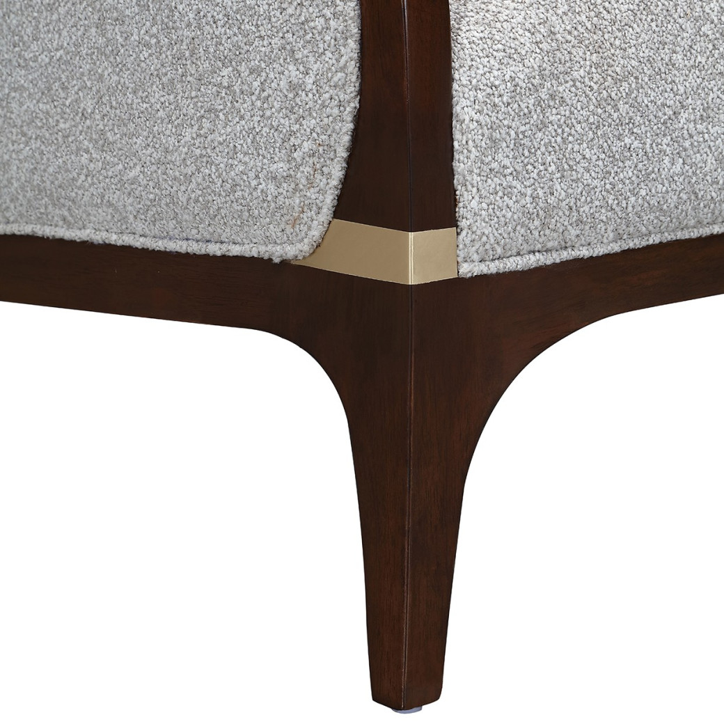 Matching Chair Walnut Finish Houston Collection by Michael Amini  9095835-PBL-416