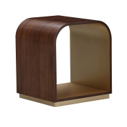 End Table Walnut  Houston Collection by Michael Amini 9095202-416