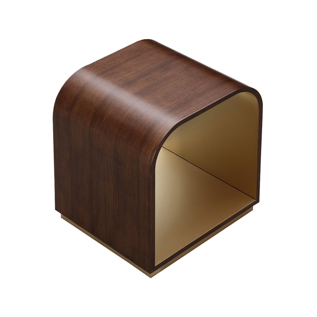End Table Walnut  Houston Collection by Michael Amini 9095202-416
