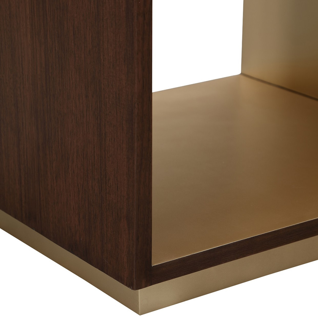 End Table Walnut  Houston Collection by Michael Amini 9095202-416