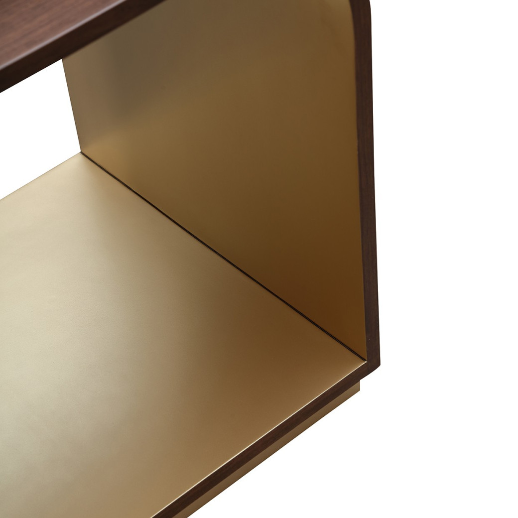 End Table Walnut  Houston Collection by Michael Amini 9095202-416