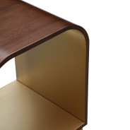 End Table Walnut  Houston Collection by Michael Amini 9095202-416
