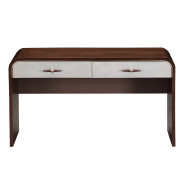 Vanity Desk Walnut Houston Collection by Michael Amini 9095058-416