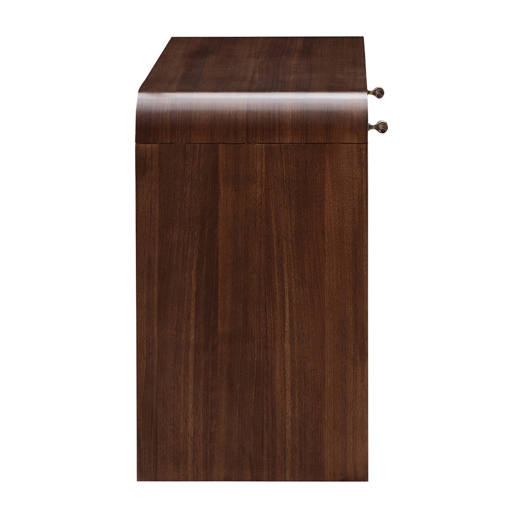 Vanity Desk Walnut Houston Collection by Michael Amini 9095058-416