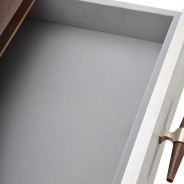 Vanity Desk Walnut Houston Collection by Michael Amini 9095058-416