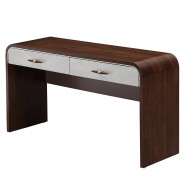 Vanity Desk Walnut Houston Collection by Michael Amini 9095058-416