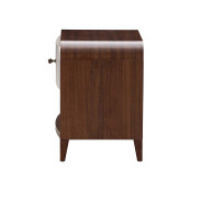 1-Drawer Nightstand Walnut Houston Collection by Michael Amini  9095040-416