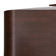 1-Drawer Nightstand Walnut Houston Collection by Michael Amini  9095040-416