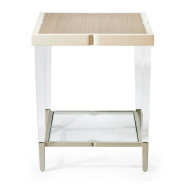 End Table Pearl Finish Camden Court Collection by Michael Amini  9005202-126