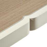 End Table Pearl Finish Camden Court Collection by Michael Amini  9005202-126