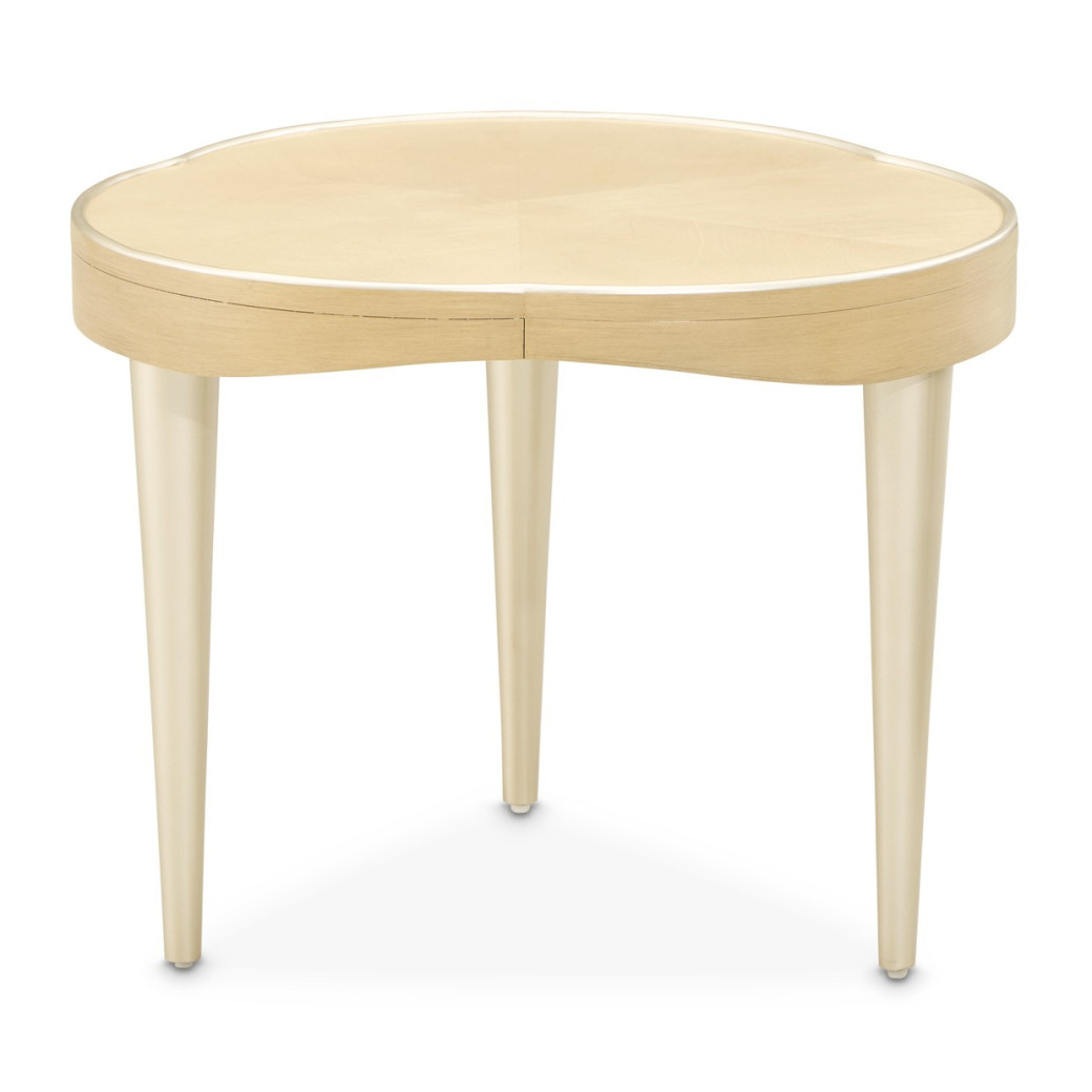 Camellia Field End Table Caramel Collection by Michael Amini  9090205-134