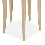 Chairside Table Medium Champagne Finish La Rachelle Collection by Michael Amini  9034225-136