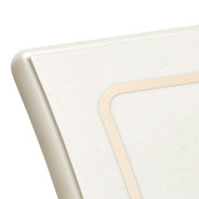 End Table Creamy Pearl Finish La Marisia Collection By Michael Amini  9089202-112