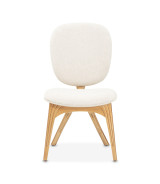 Vanity Chair Warm Pecan Camellia Field Collection by Michael Amini  9090244-400