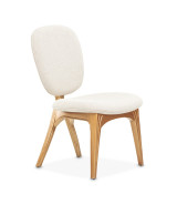 Vanity Chair Warm Pecan Camellia Field Collection by Michael Amini  9090244-400