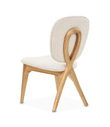 Vanity Chair Warm Pecan Camellia Field Collection by Michael Amini  9090244-400