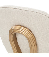 Vanity Chair Warm Pecan Camellia Field Collection by Michael Amini  9090244-400