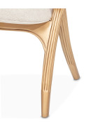 Vanity Chair Warm Pecan Camellia Field Collection by Michael Amini  9090244-400