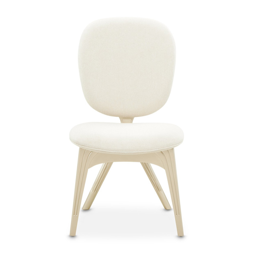 Vanity Chair Camellia Field Caramel Collection by Michael Amini  9090244-134