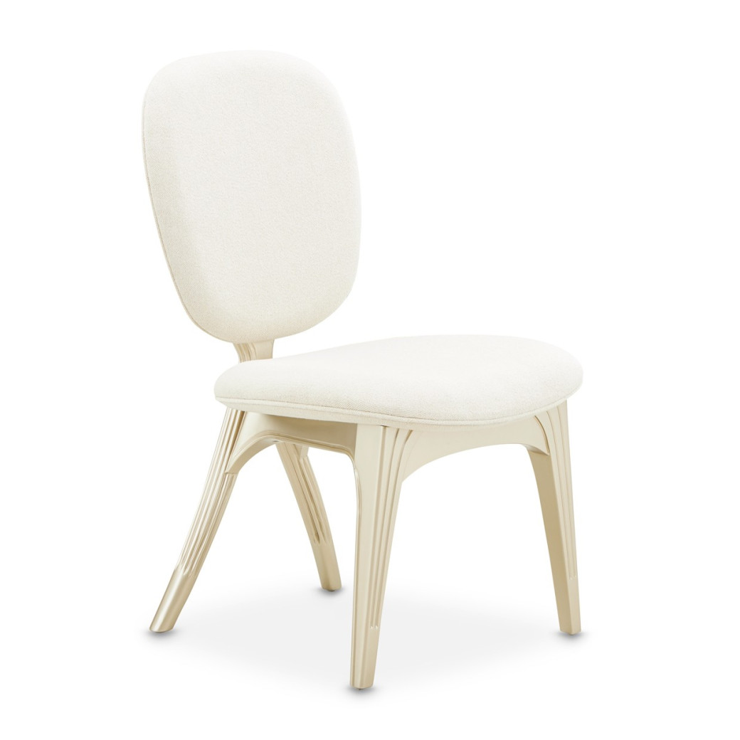 Vanity Chair Camellia Field Caramel Collection by Michael Amini  9090244-134