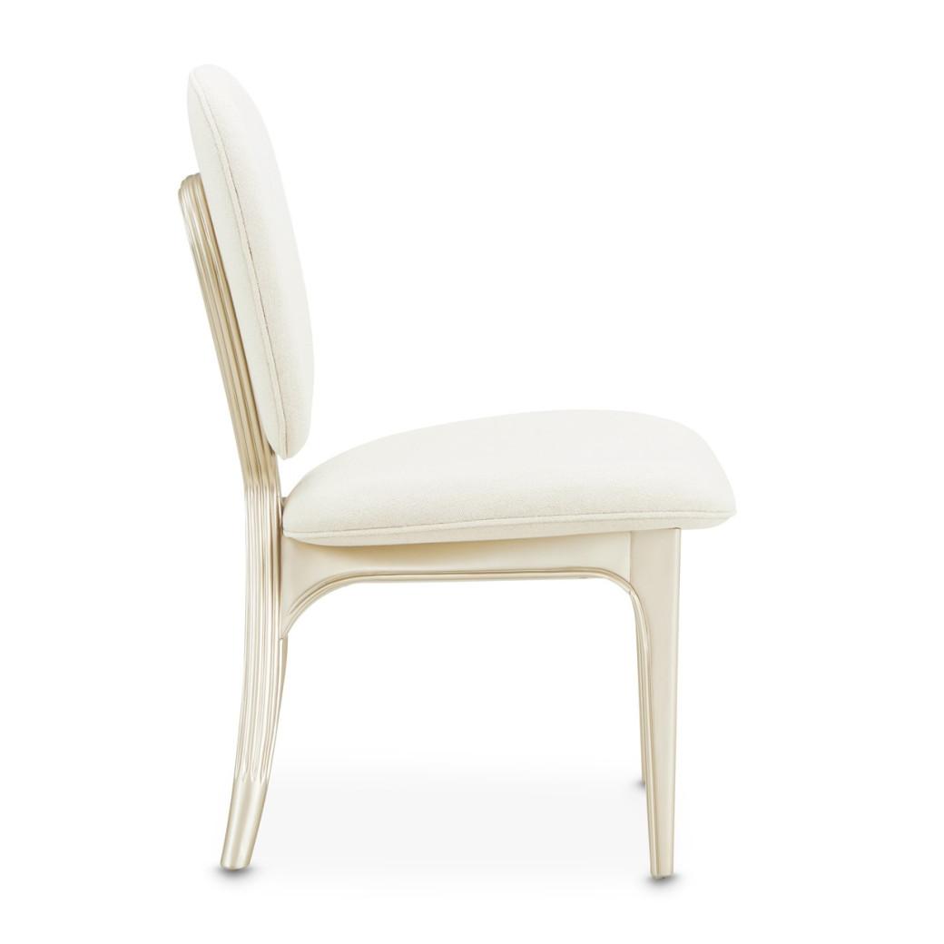 Vanity Chair Camellia Field Caramel Collection by Michael Amini  9090244-134