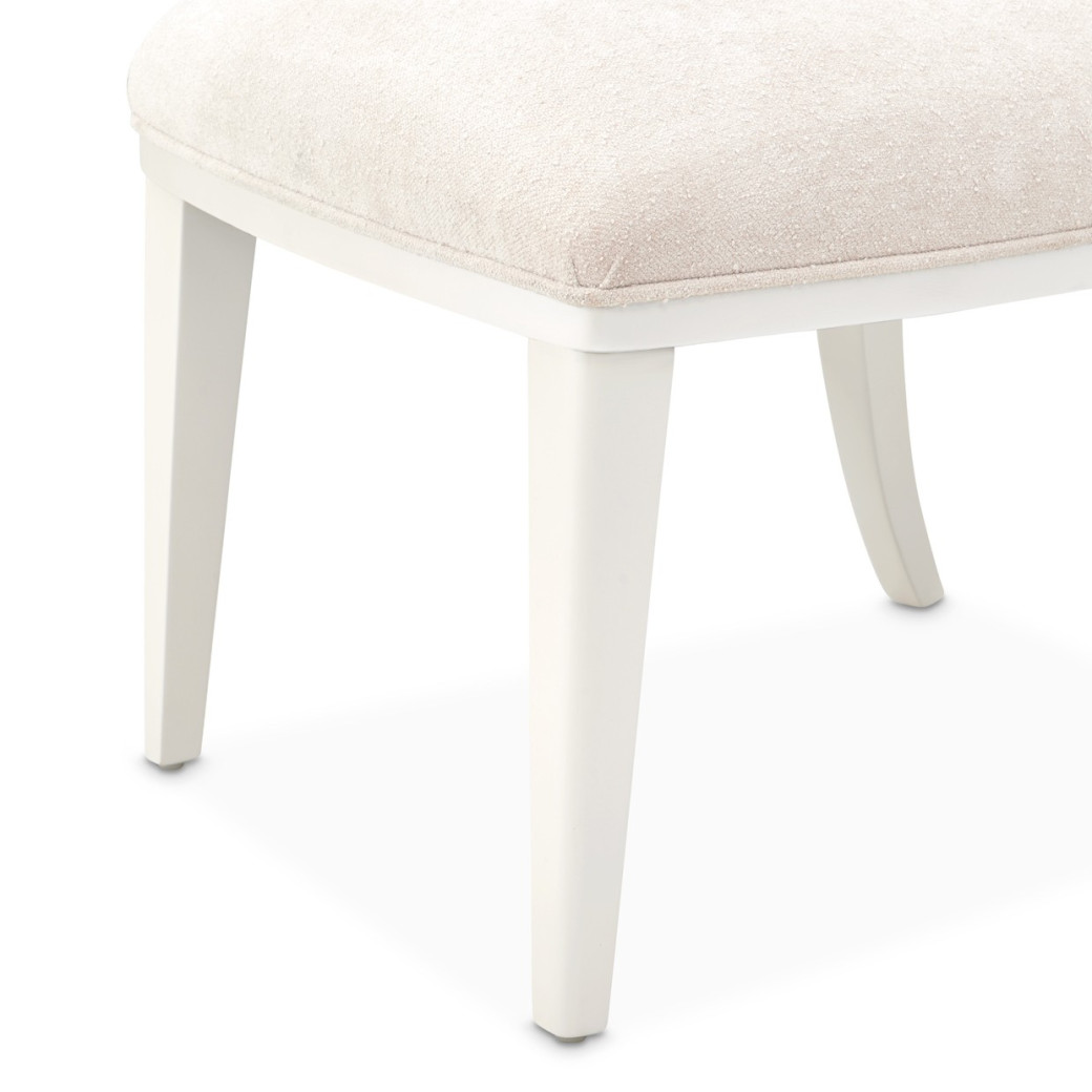 Vanity Chair Creamy Pearl La Marisia Collection By Michael Amini 9089244-112