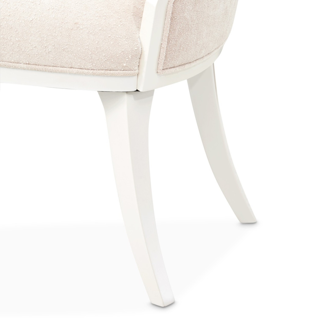 Vanity Chair Creamy Pearl La Marisia Collection By Michael Amini 9089244-112