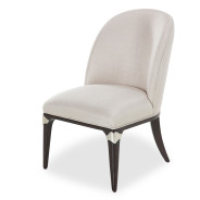 Vanity/Desk Chair Espresso Paris Chic Collection By Michael Amini  NF9003244-409