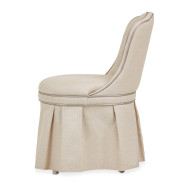 Tufted Vanity Chair Villa Cherie Hazelnut Collection By Michael Amini  N9008804R-000