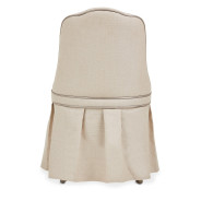 Tufted Vanity Chair Villa Cherie Hazelnut Collection By Michael Amini  N9008804R-000
