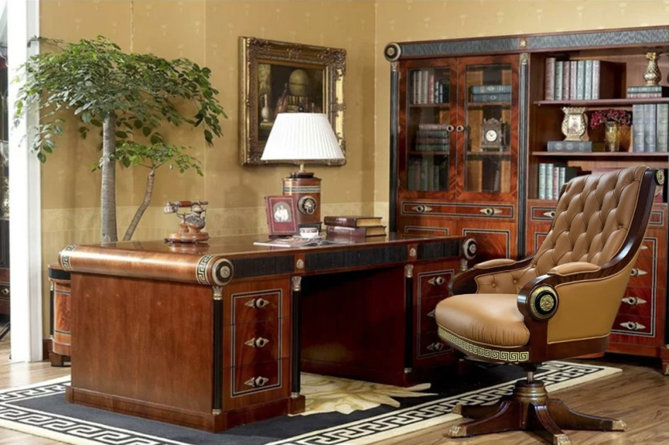 E10 Italian Luxury Executive Desk | Infinity Furniture Import