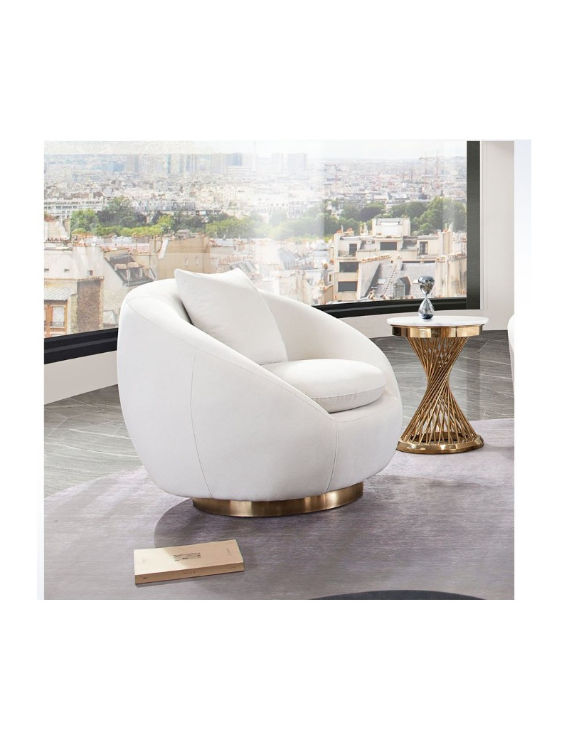 Celine Collection 1PC Sofa Modern & Clean Design in Light Cream Fabric By Diamond Sofa