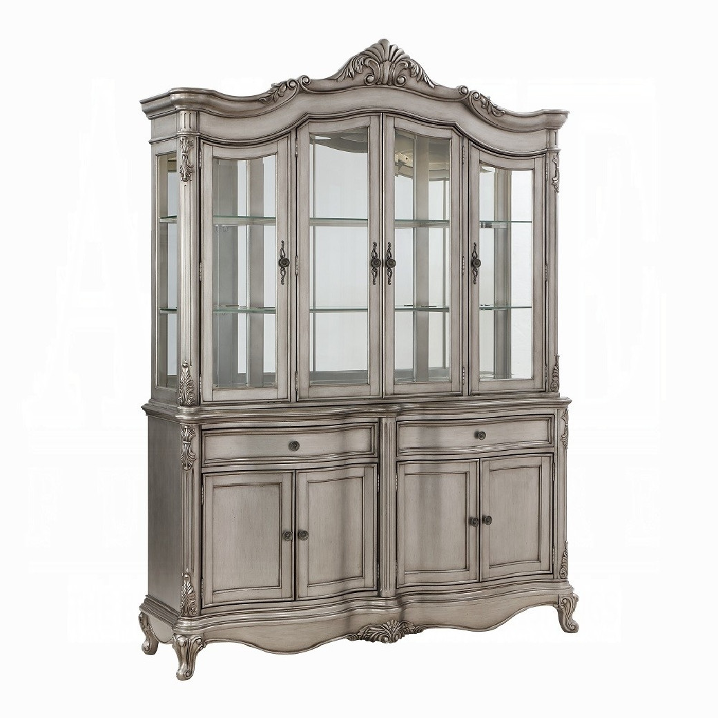 DN02284 Platinum Finish Ariadne Hutch & Buffet By Acme Furniture