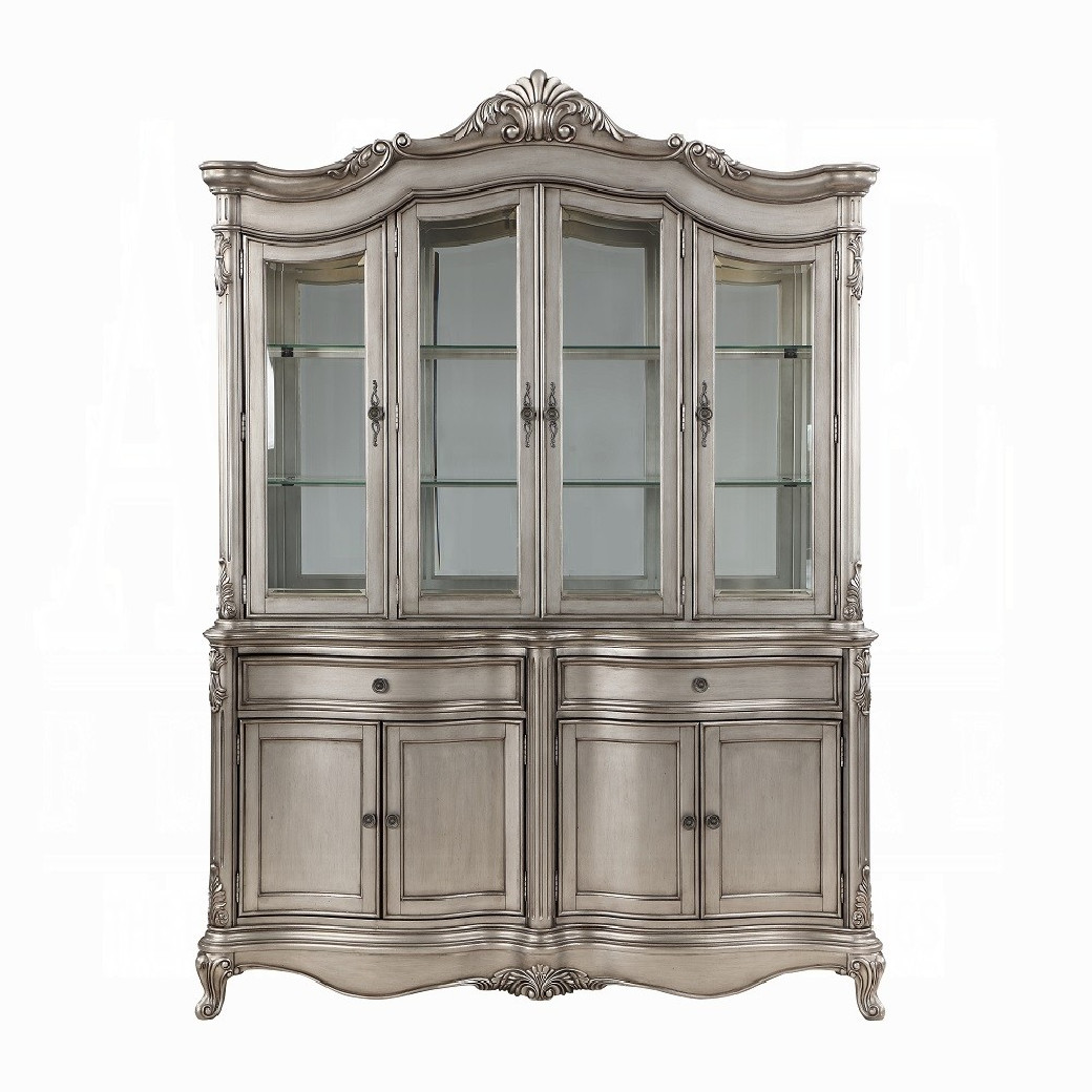 DN02284 Platinum Finish Ariadne Hutch & Buffet By Acme Furniture