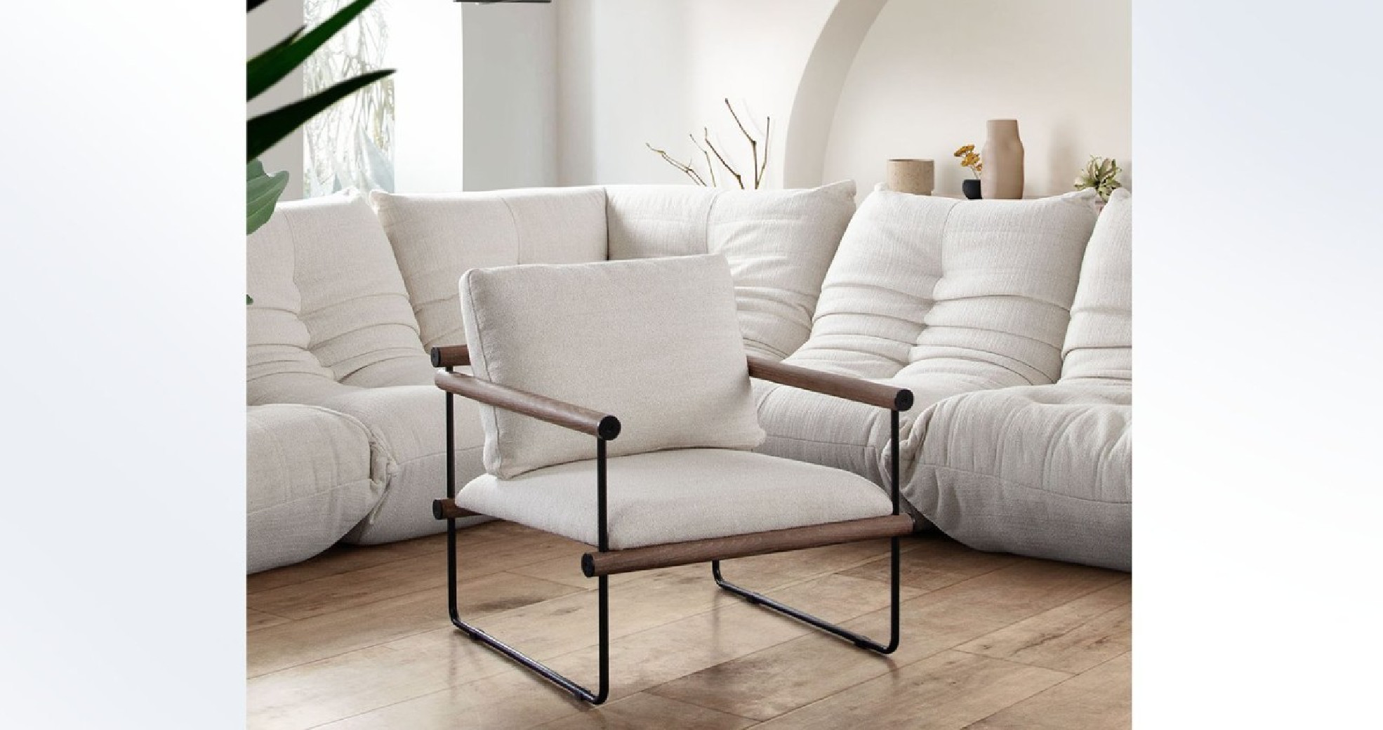 Ezra Collection 5PC Contemporary and modern Sectional by Diamond Sofa
