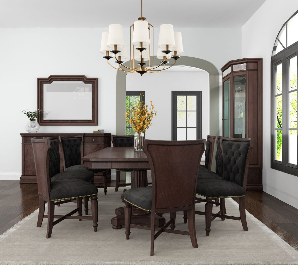 328221-1730 Revival Double Pedestal 7PC Dining Table by A.R.T. Furniture Collections