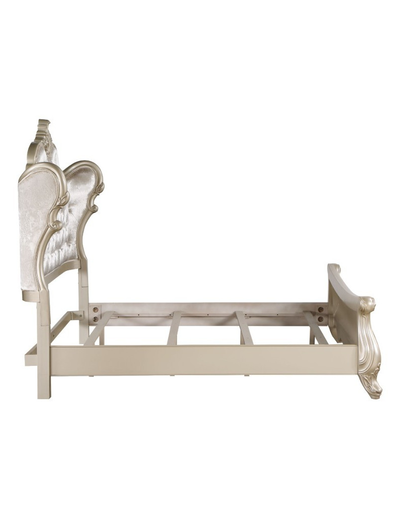 Monique 5Pc Queen Bedroom Set Champagne Finish By New Classic Furniture