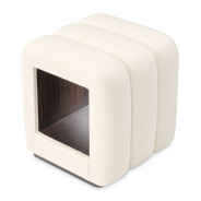 Vanity Bench Espresso Finish Belmont Place Collection By Michael Amini. N9085804-409