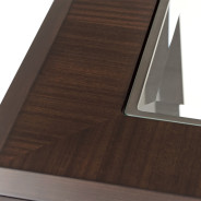 End Table Espresso Finish Belmont Place Collection By Michael Amini  N9085202-409