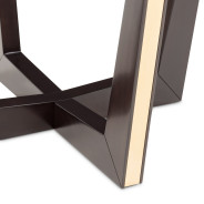 End Table Espresso Finish Belmont Place Collection By Michael Amini  N9085202-409