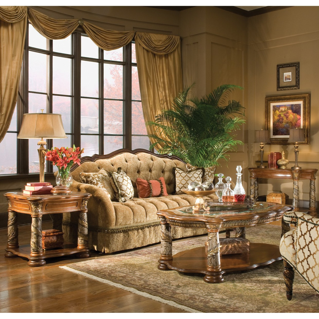 Sofa Table Villa Valencia Collection By Michael Amini 72203-55