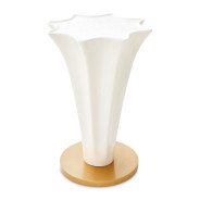 Chairside Table - Silver Mist La Terrazza Collection by Michael Amini  9092222-823