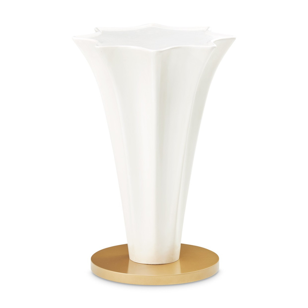 Chairside Table - Silver Mist La Terrazza Collection by Michael Amini  9092222-823